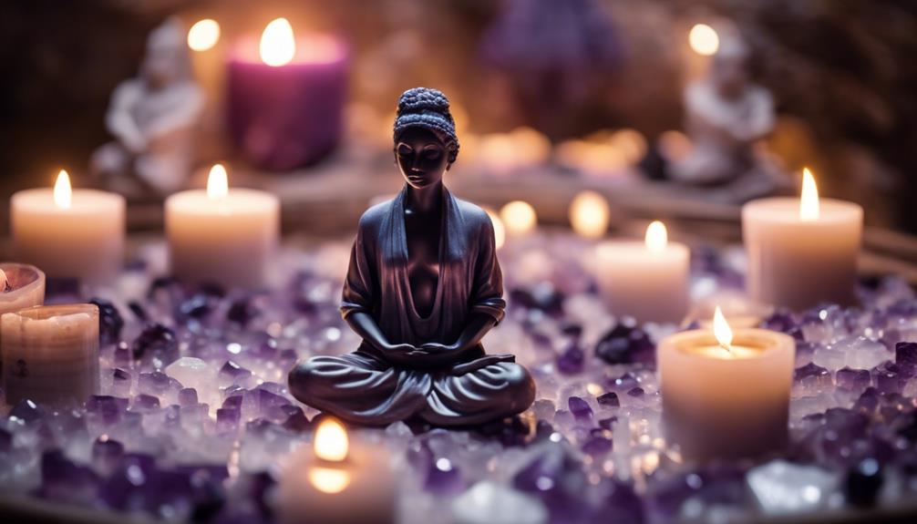 enhancing meditation with crystals