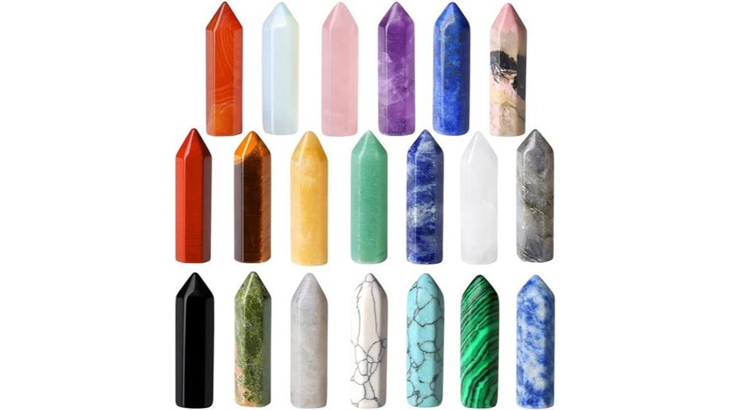 healing crystals stones set