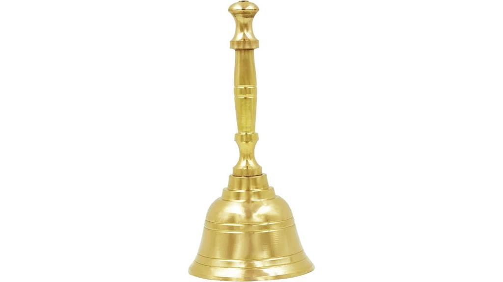 brass hand held bell