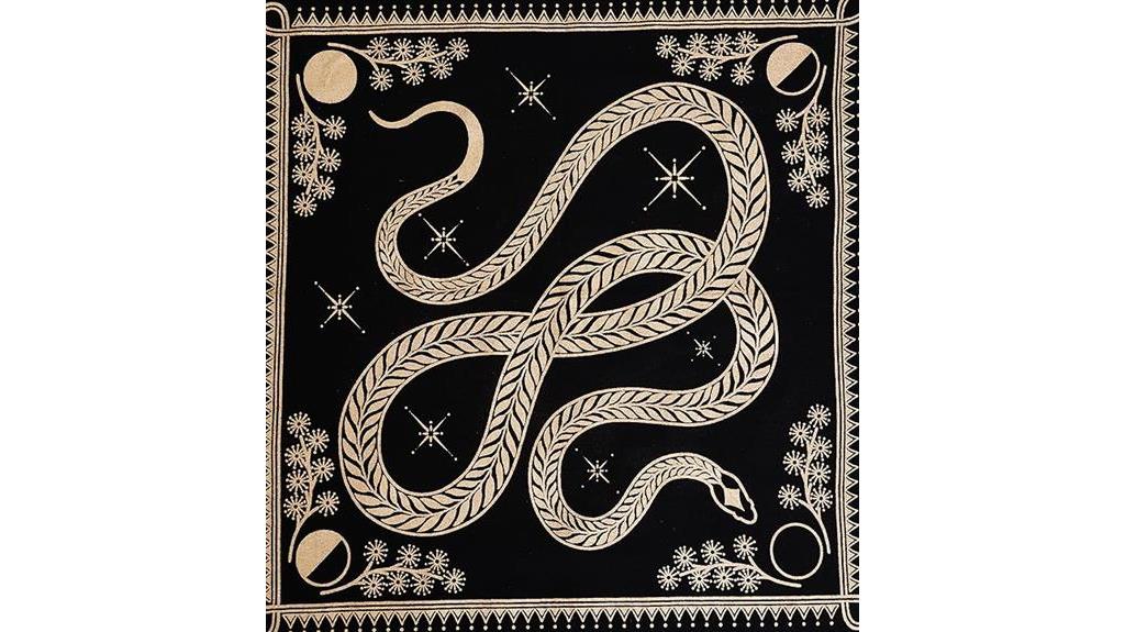 golden snake altar cloth