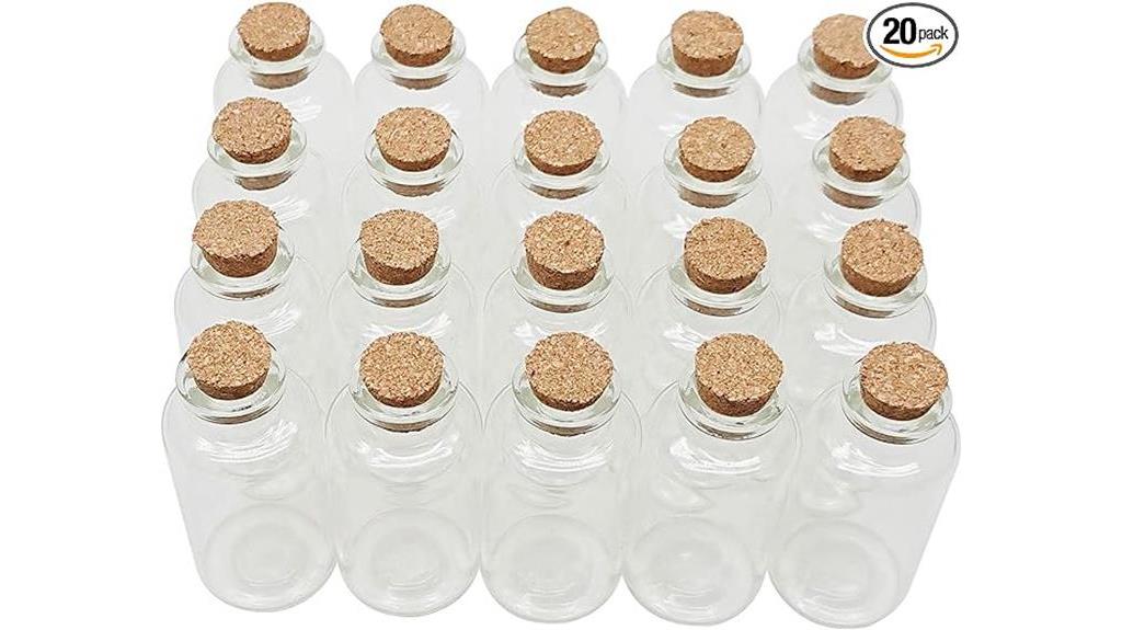 mini glass bottles bulk