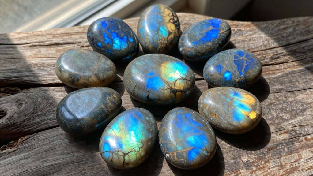 labradorite palm stones list