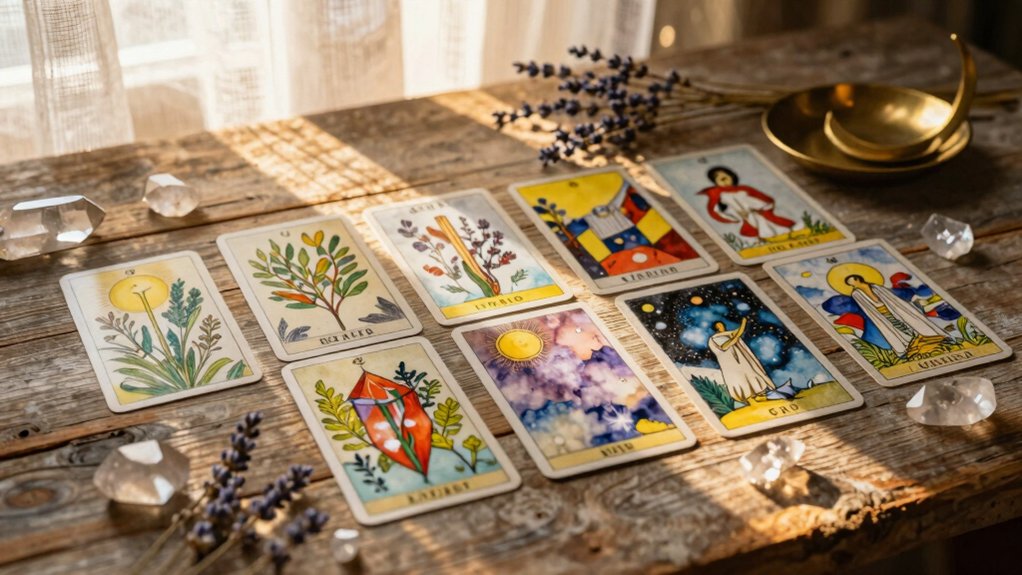 seven modern witch tarot decks