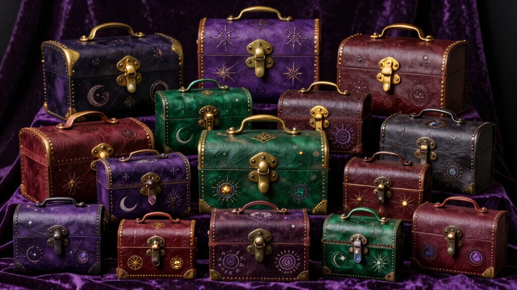 spell book boxes showcase