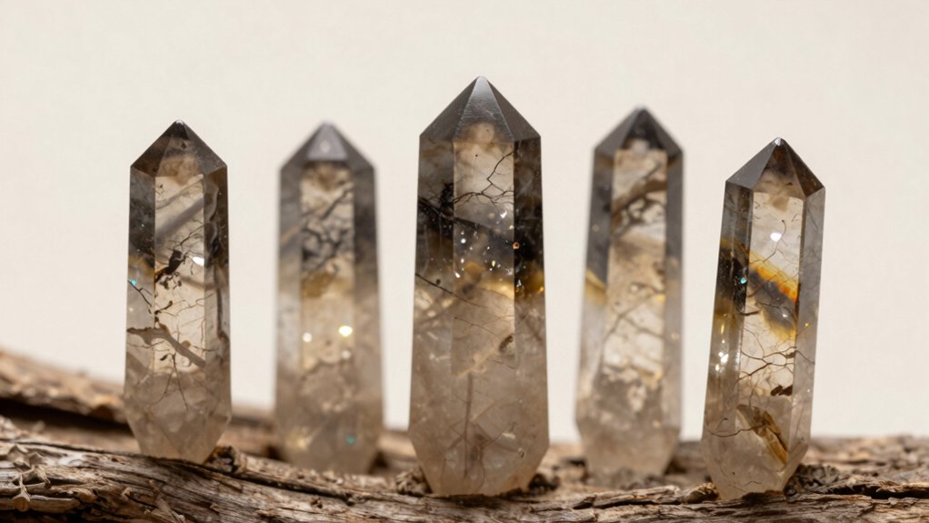 top smoky quartz points